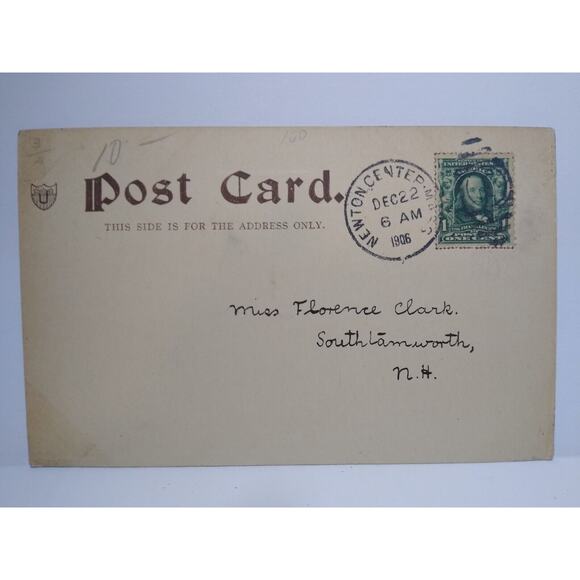 Santa Claus Christmas Postcard Fantasy Ullman St Nicks Head Mountain Beard 1906 - Picture 5 of 5